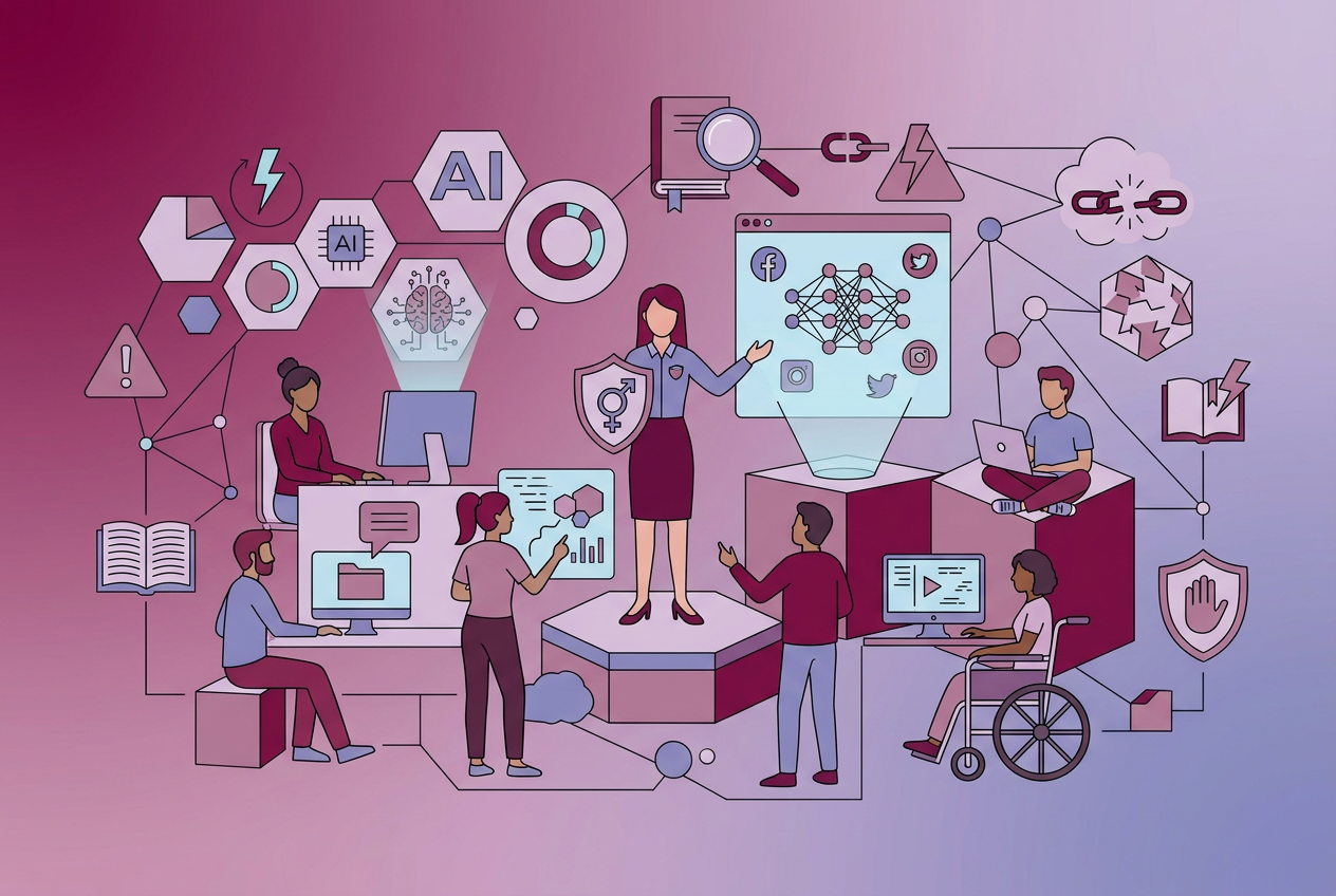 Portada del curso AI in the Classroom: Impact, Risks and Digital Violence with a Gender Perspective